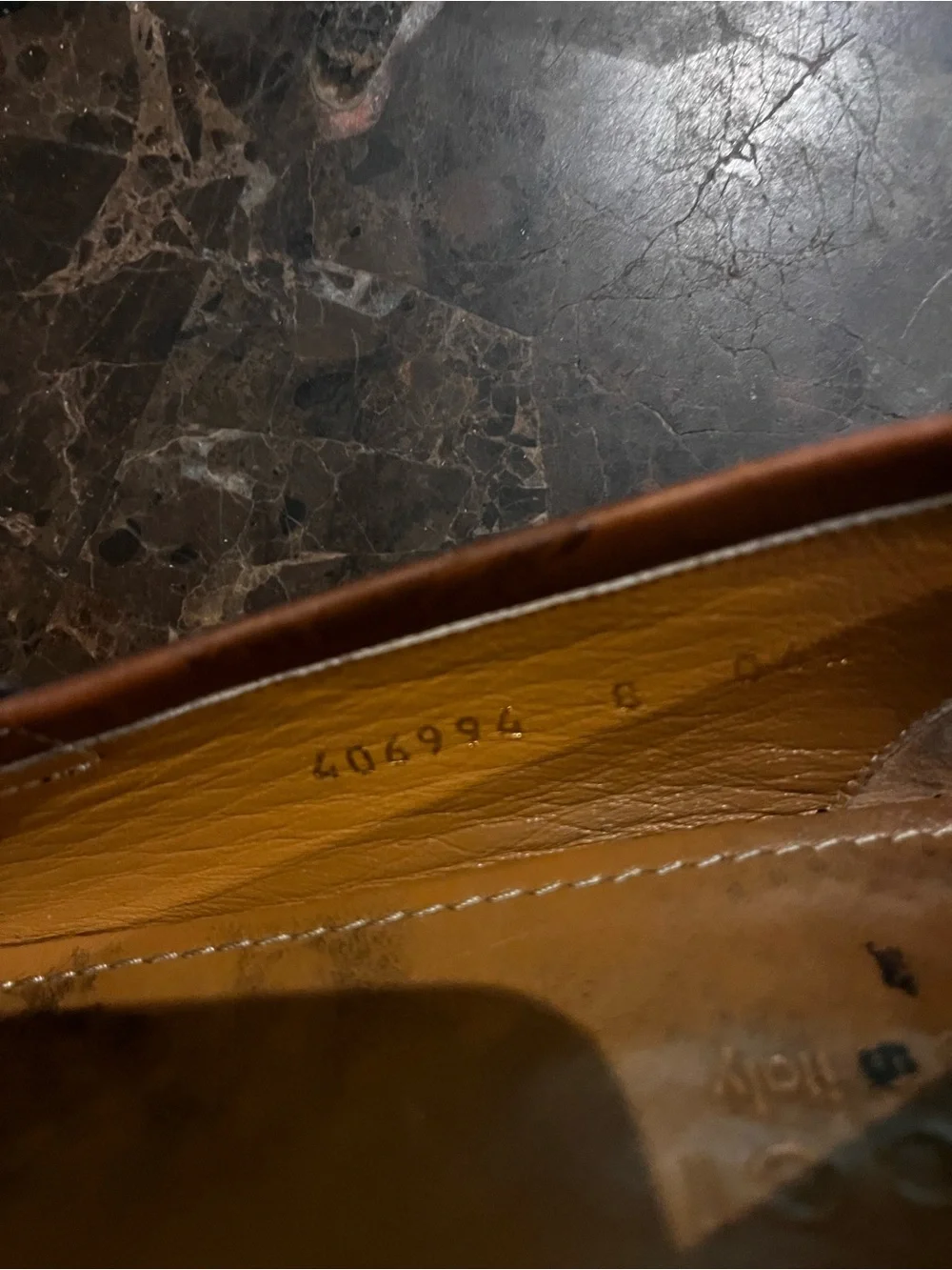 Vintage Gucci Men's Brown Leather Loafers